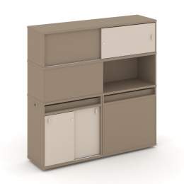 Набор 32 Тумба двойная с надставкой ES.NB.2V-32